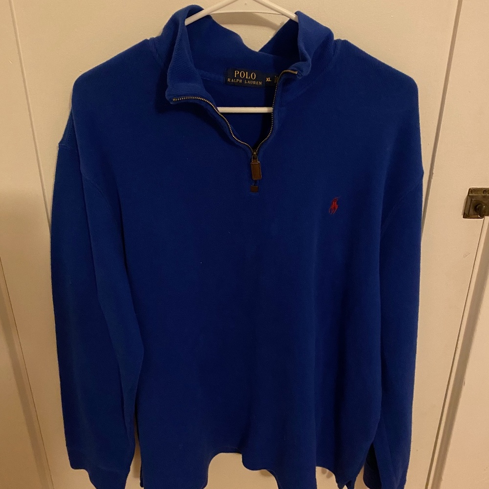 ralph lauren blue pullover